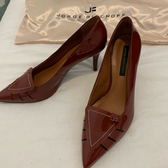 Jorge Bischoff Red Heels Size EU 40, US 9 - Picture 1 of 2